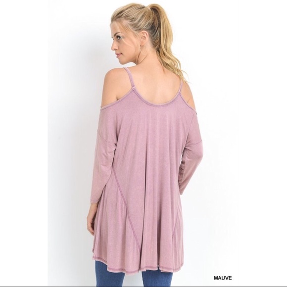 🆕5⭐️Gorgeous Cold Shoulder W Hi-Low Hem - Picture 2 of 3